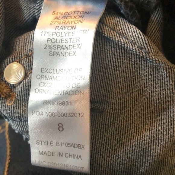 Democracy “Ab"solution® Booty Lift Jegging 8X28 Stretch Casual Slimming Jean - Picture 9 of 9